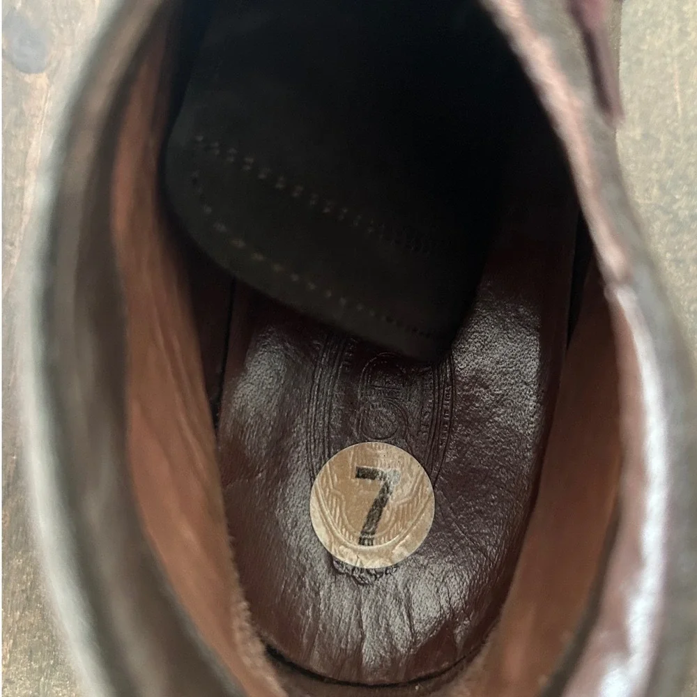Tod's Chukka Boots Mens 7 Dark Brown Suede Lace Up Italian Leather Desert Luxury